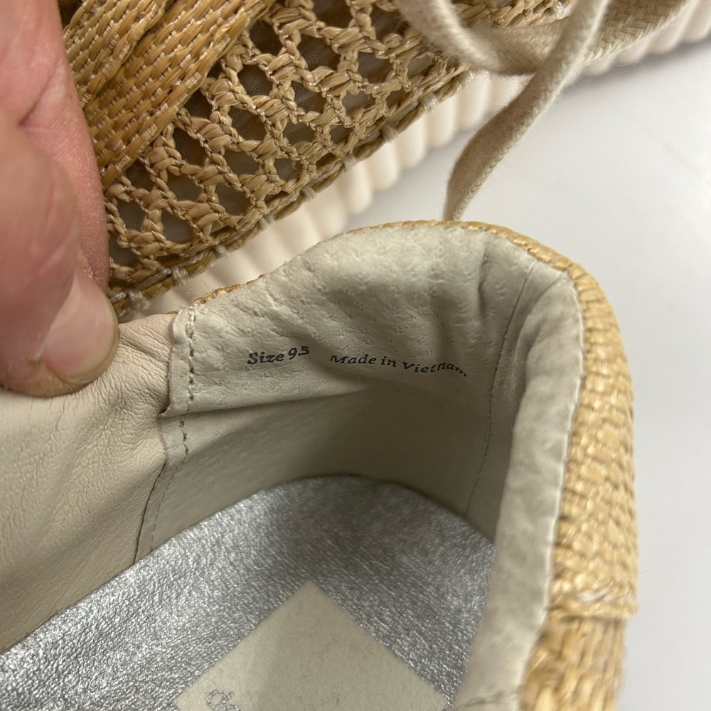 Dolce Vita Gold Woven Sneakers - Picture 7 of 9